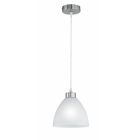 Nickel pendant light glass, Babette