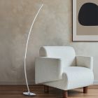 Black floor lamp design, Vessla, 11W, 3000K LED, with switch