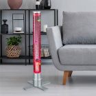 Silver children's table lamp modern, Nautica, 2,4W, 3000K LED, with switch