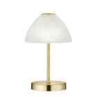 Nickel table lamp modern, Aaron, 2,5W, 3000K LED, with switch