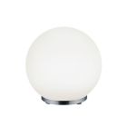 Chrome table lamp modern, Berkant, 5,5W, 3000K LED, with remote control