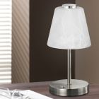 Nickel table lamp modern, Nakskov, 2,5W, 3000K LED, with switch