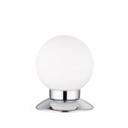 Chrome table lamp modern, Nolan, 3W, 3000K LED, with switch