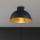 Black flush ceiling light industrial, Lyndee