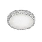 White flush ceiling light classic, Valentina, 27W, warm to cold white adjustable LED, with remote control