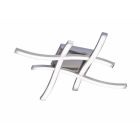 Nickel flush ceiling light design, Go, 5W, 3000K LED