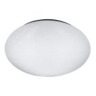 White flush ceiling light plastic, Vanysia, 12W, 4000K LED, IP44