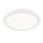 White flush ceiling light modern, Gistrup, 15W, 3000K LED, IP44, 3-step dimmable