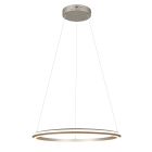 Nickel pendant light modern, Jiry, 48W, white switch LED, 3-step dimmable