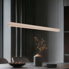 Beige pendant light modern, Wishal, 29W, white switch LED, 3-step dimmable