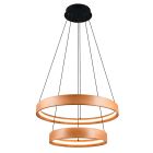 Modern pendant light wood, Nassima, 37W, 3000K LED, 3-step dimmable
