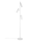 White floor lamp modern, Sieb, with switch