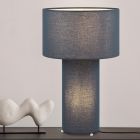 Blue table lamp fabric, Denilson
