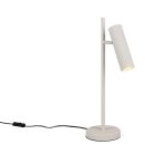 Grey table lamp modern, Sieb, with switch