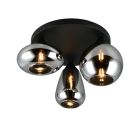 Black ceiling light design, Ervin