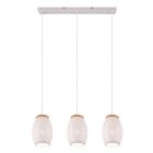 White pendant light modern, Delana