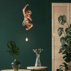 Golden pendant light plastic, Macaca