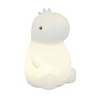 White children's table lamp plastic, Vedat, 0,5W, RGBW LED, with switch