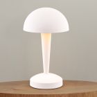 White table lamp modern, Delila, with touch dimmer