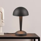Black table lamp modern, Delila, with touch dimmer