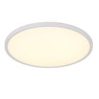 White flush ceiling light modern, Jeltje, 22W, warm to cold white adjustable LED, with remote control
