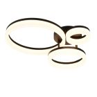 Black ceiling light design, Ufuk, 32W, 3000K LED