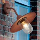 Rust Coloured outdoor light industrial, Verena, IP44