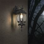 Black outdoor light classic, Evander, IP23