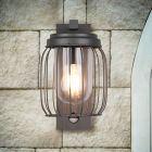 Anthracite outdoor wall light with motion sensor modern, Emanuela, IP44