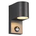 Anthracite outdoor wall light with motion sensor modern, Laurien, IP44