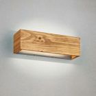 Wood up down wall light brown, Deka, 13W, 3000K LED