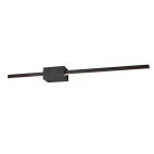 Black wall light modern, Tsjerk, 3-step dimmable