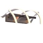 Chrome wall light design, Sylvian, 22W, warm to cold white adjustable LED, 3-step dimmable