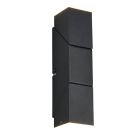 Black up down wall light modern, Lok, 3W, 3000K LED