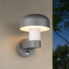 Grey outdoor light modern, Krishna, IP54
