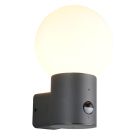 Anthracite outdoor wall light with motion sensor modern, Ouarda, IP44
