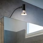 Black bathroom wall light modern, Martika, IP44