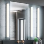 Chrome bathroom wall light modern, Celesta, 20W, 3000K LED, IP44