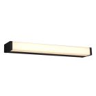 Black bathroom wall light modern, Celesta, 6W, 3000K LED, IP44