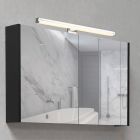 Chrome bathroom wall light modern, Celal, 7,5W, 3000K LED, IP44