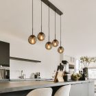 Anthracite pendant light modern, Resi