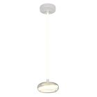 White pendant light modern, Abdelaziz, 3-step dimmable
