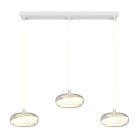 White dining table hanging lamp modern, Abdelaziz, 3-step dimmable