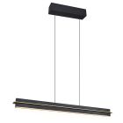 Black pendant light modern, Joek, 22W, warm to cold white adjustable LED, 3-step dimmable