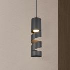 Black dining table hanging lamp design, Marouan