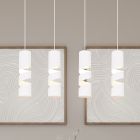White pendant light design, Marouan