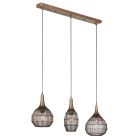 Bronze pendant light rustic, Rins