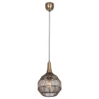 Bronze pendant light rustic, Rins