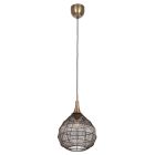 Bronze pendant light rustic, Rins
