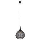 Black pendant light rustic, Rins